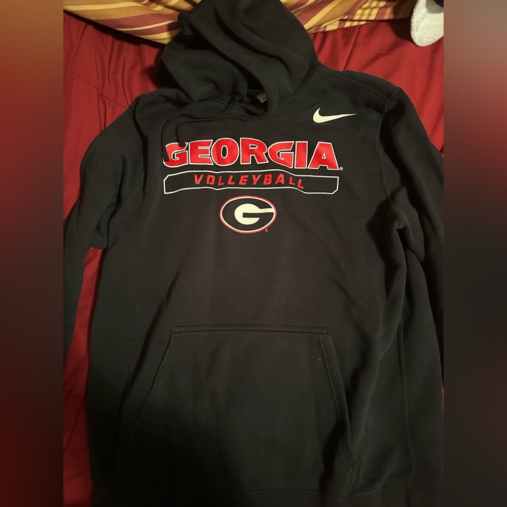 Nike Black Georgia Volleyball Pullover Hoodie
